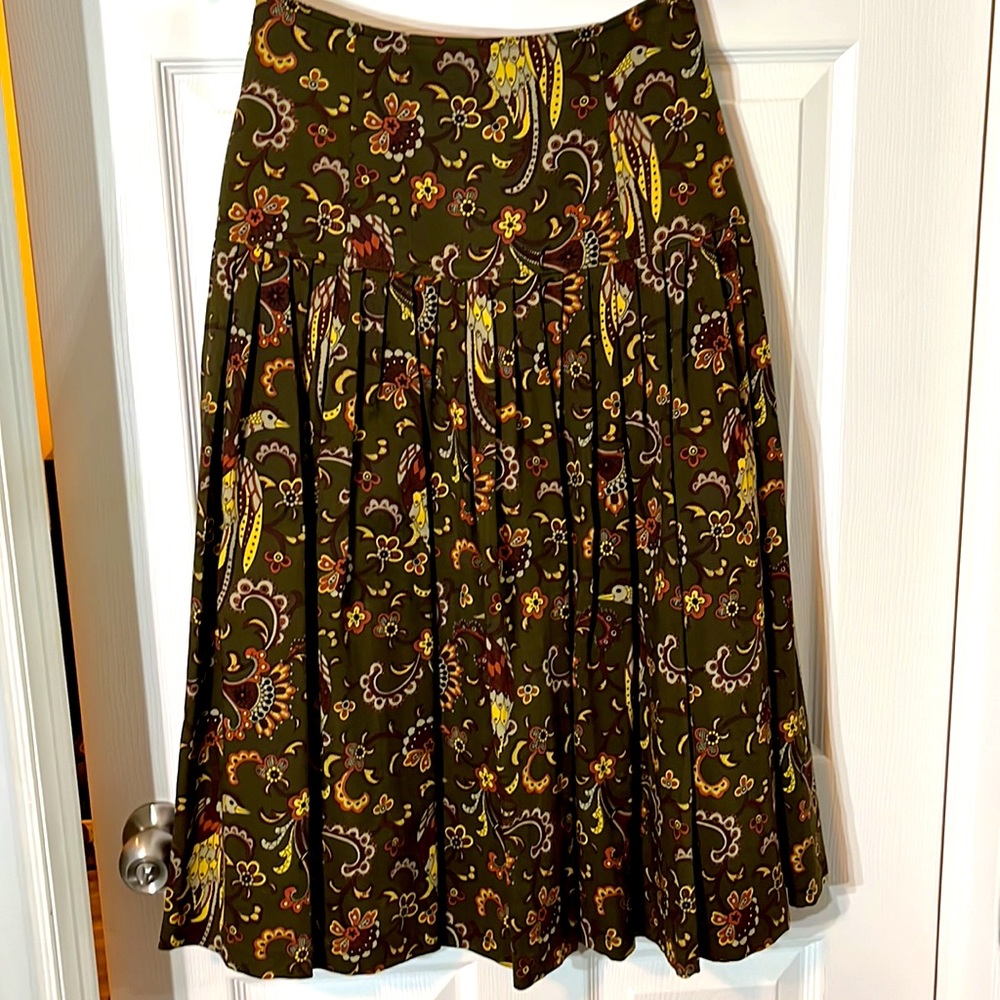 Vintage MONDI High waisted pleated skirt size EU 36 US 4 pure new wool LOVE ❤️